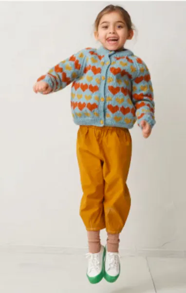 Hovedbilde Gratis oppskrift Hjerte jakke Rauma garn*