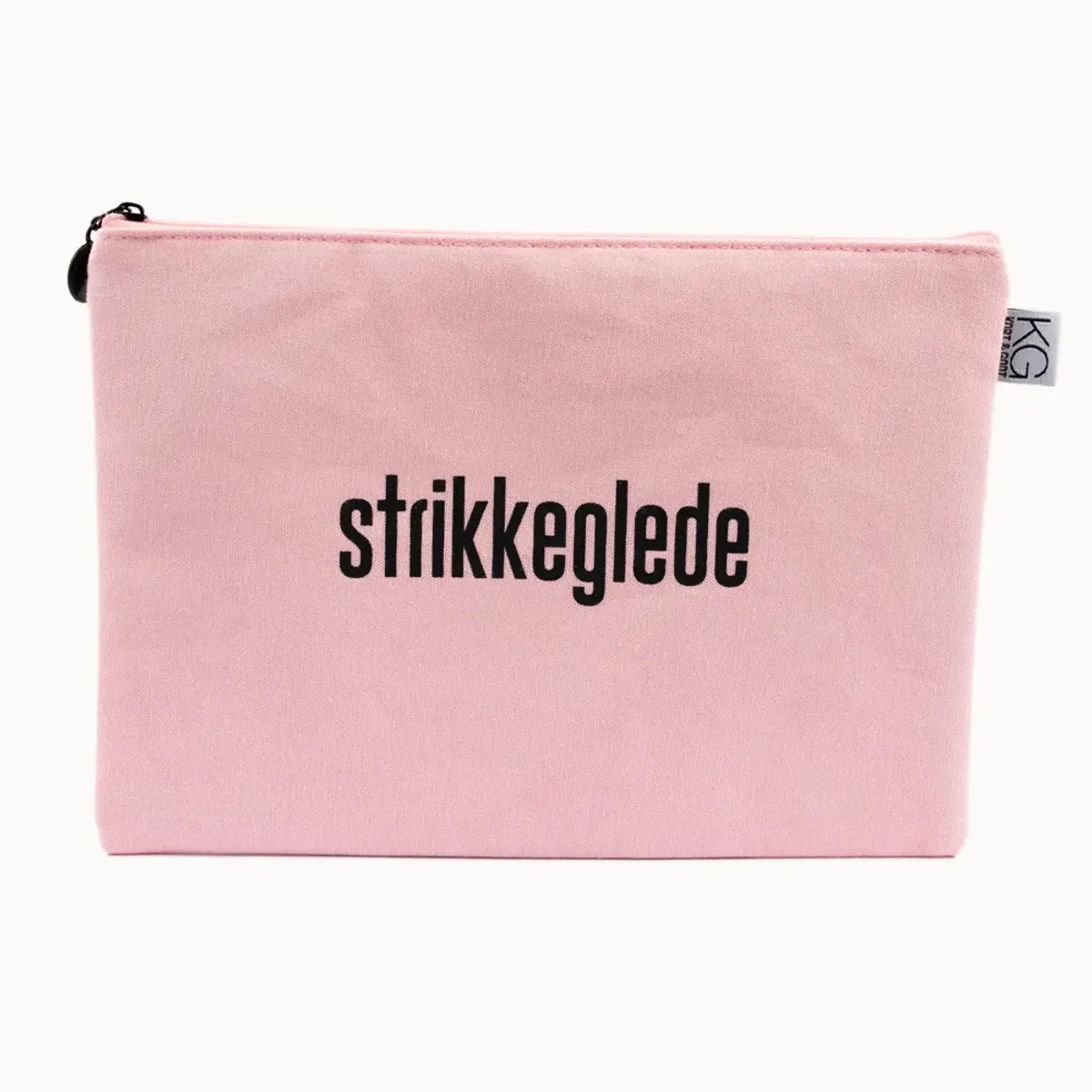 Strikkeveske Strikkeglede rosa