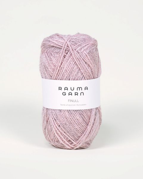 Hovedbilde Rauma Finull 4133 Lys rosa melert garn