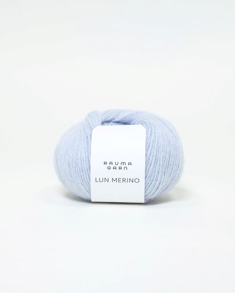Hovedbilde Lun Merino 73 Babyblå Rauma garn