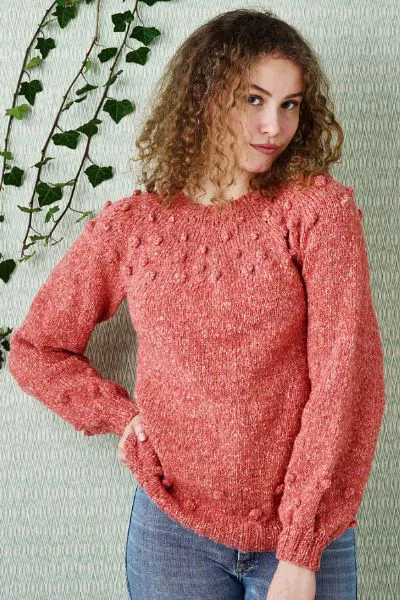Hovedbilde 899102 Isabella Genser med bomber Permin oppskrift