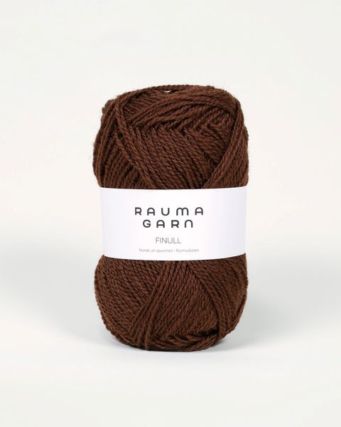 Hovedbilde Rauma Finull 4064 Rødbrun garn
