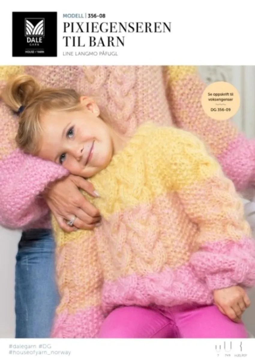 Gratis Dale 356-08 Pixiegenseren 2-12 år oppskrift