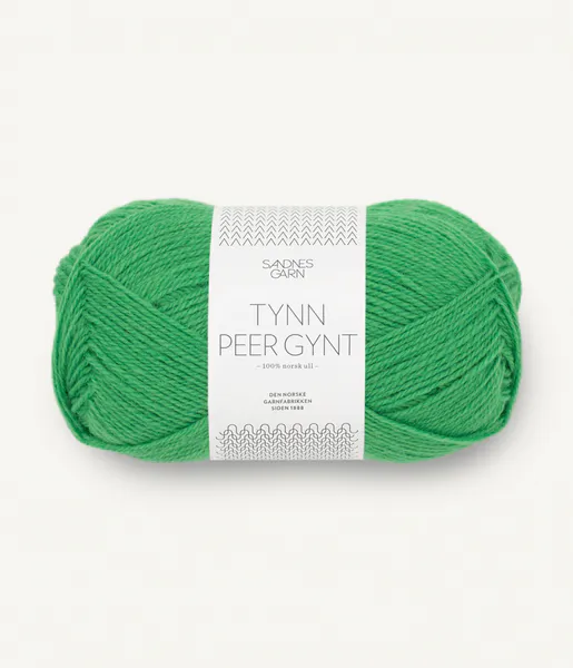 Hovedbilde Sandnes Tynn Peer Gynt 8236 Jelly Bean Green garn