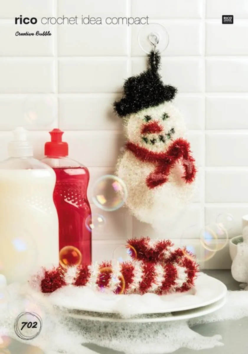 Rico Creative Bubble garn 012 svart