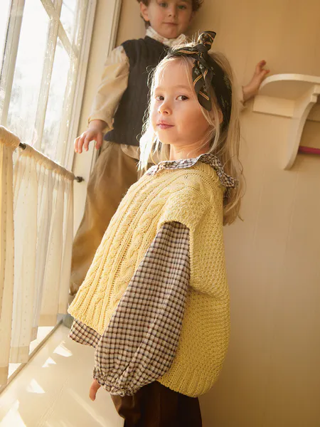 Hovedbilde 2501-4 Cora Slipover Junior fra Sandnes garn