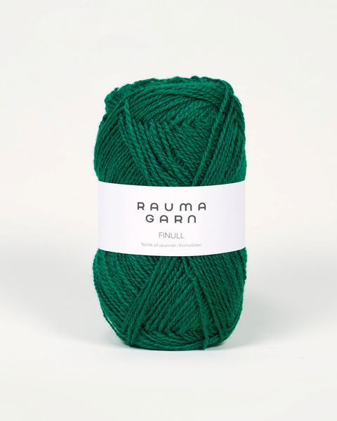 Hovedbilde Rauma Finull 494 Mørk grønn garn