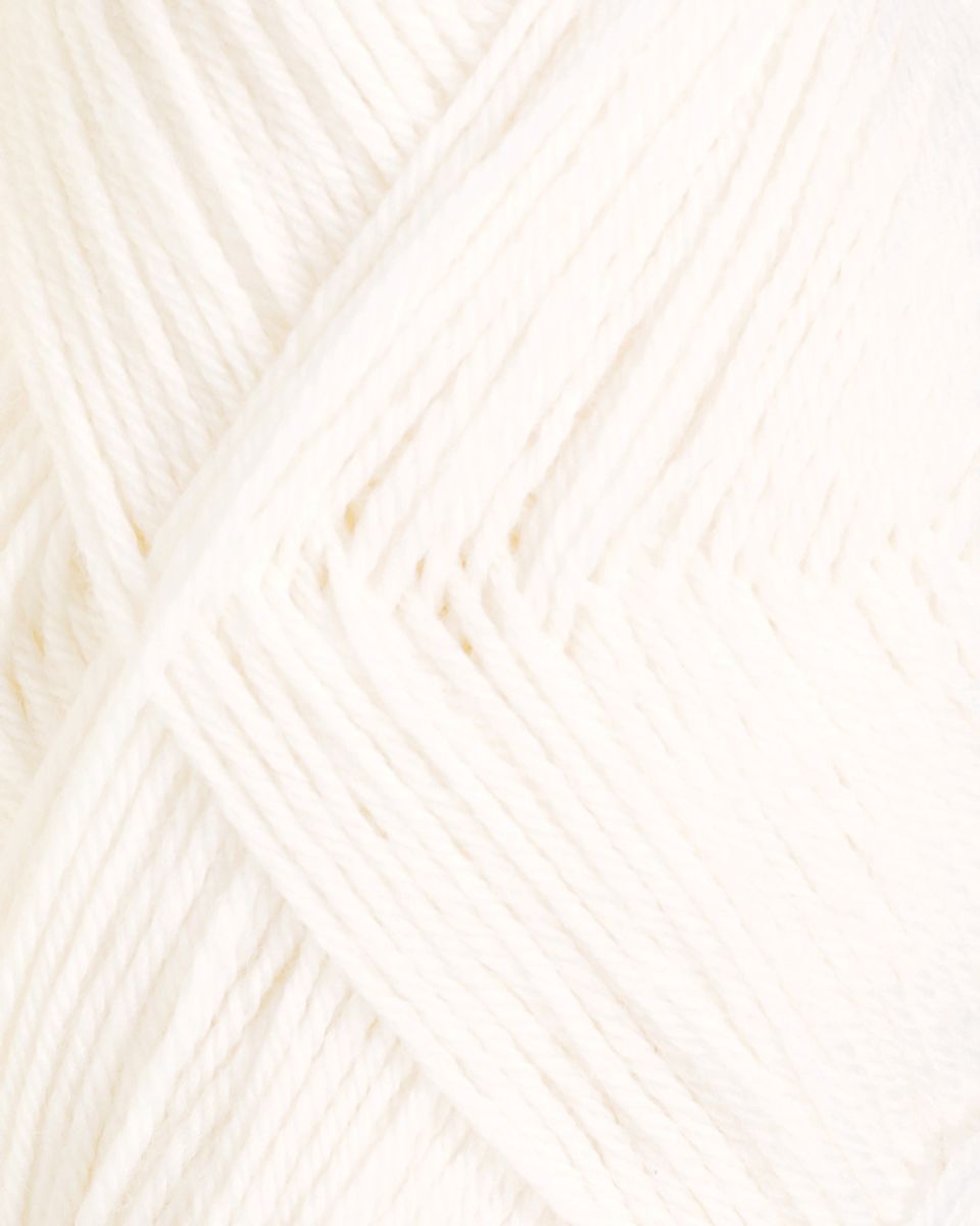 Babygarn B00 Kremhvit Rauma garn