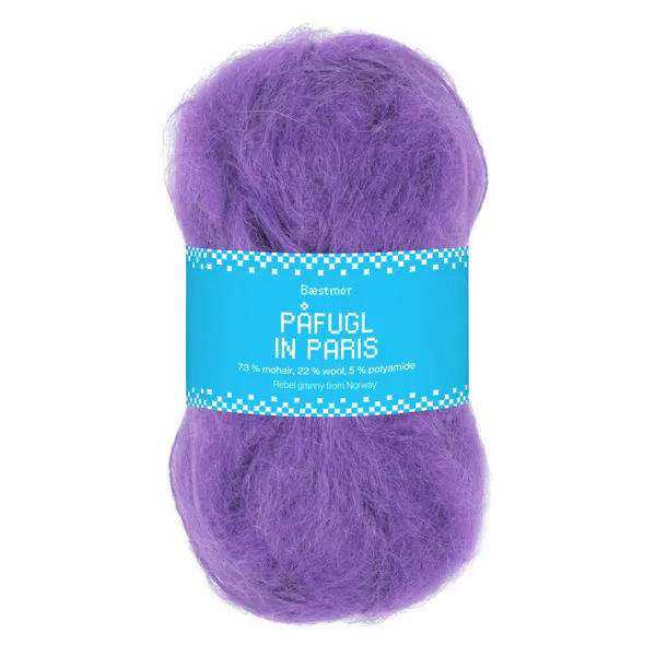 Hovedbilde Påfugl in Paris 7954 Lavender garn fra Bæstmor