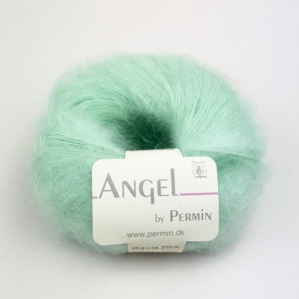 Hovedbilde Permin Angel mohair 122 Mint sorbet garn