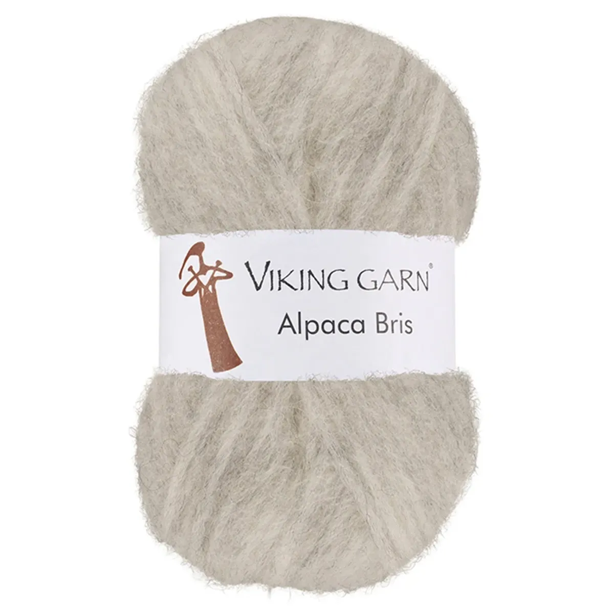 Alpaca Bris 312 Perlegrå Viking garn