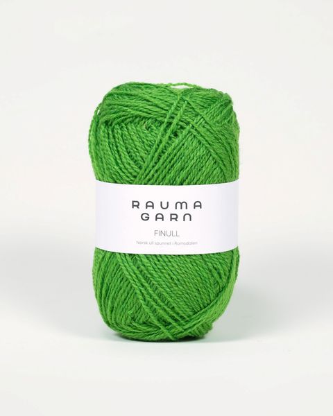 Hovedbilde Rauma Finull 458 Vårgrønn garn