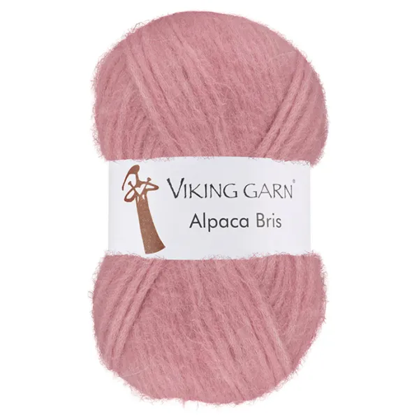 Hovedbilde Alpaca Bris 374 Lys gammelrosa Viking garn