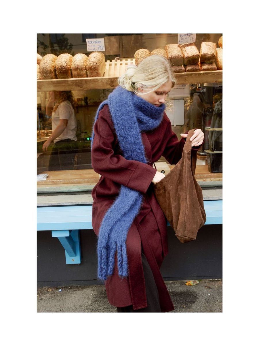 487 Heia Mohairskjerf fra Rauma oppskrift*