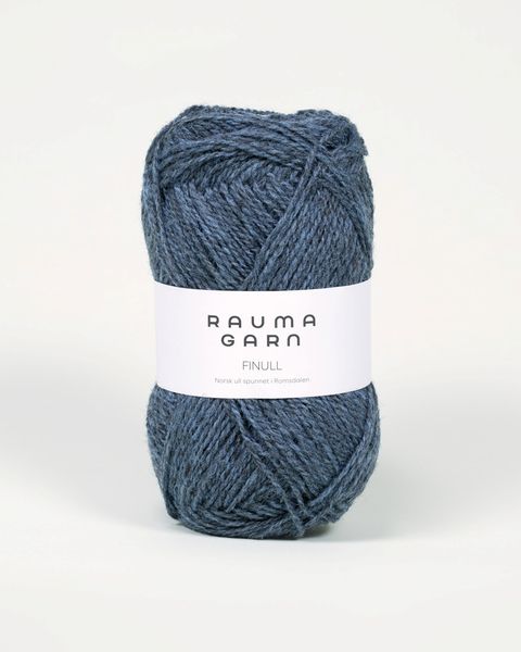 Hovedbilde Rauma Finull 4127 Petrol melert garn