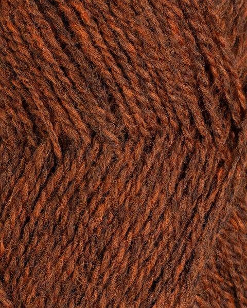 Hovedbilde Rauma Finull 4121 Mørk oransje melert garn