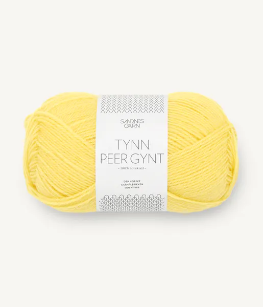 Hovedbilde Sandnes Tynn Peer Gynt 9004 Lemon garn utgår