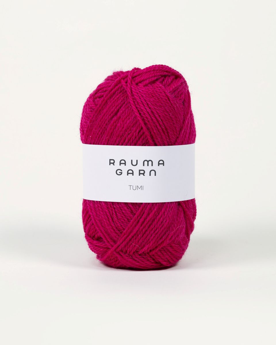 Rauma Tumi 8448 Mørk cerise garn