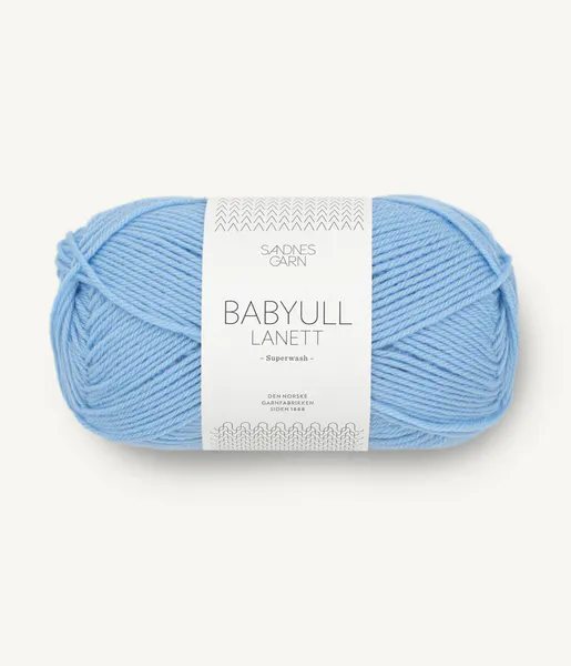 Hovedbilde Sandnes Babyull Lanett 5904 Blå garn