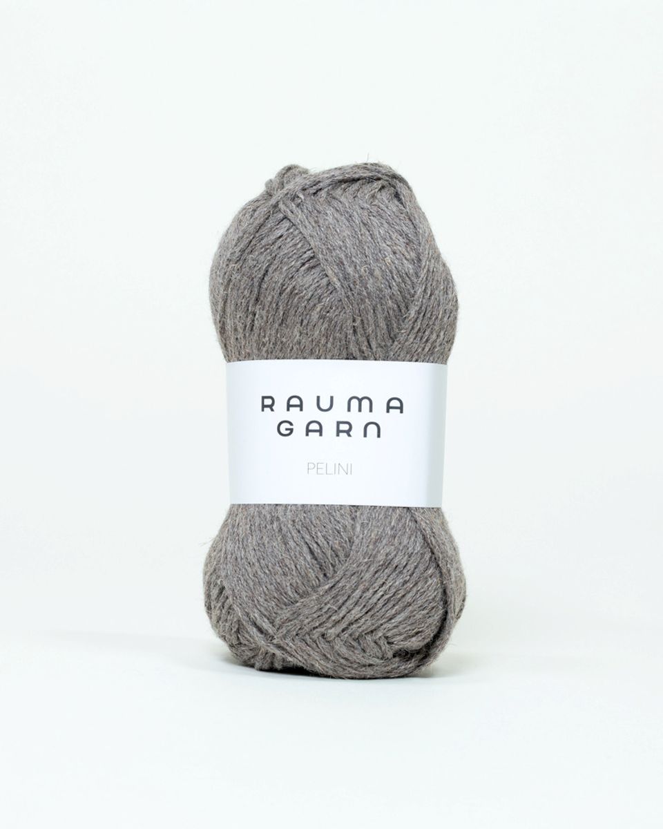 Rauma Pelini  861 Gråbrun garn