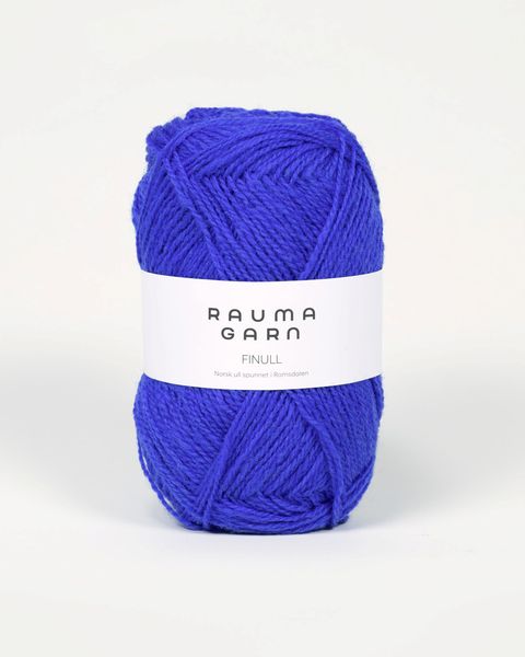 Hovedbilde Rauma Finull 437 Blå garn