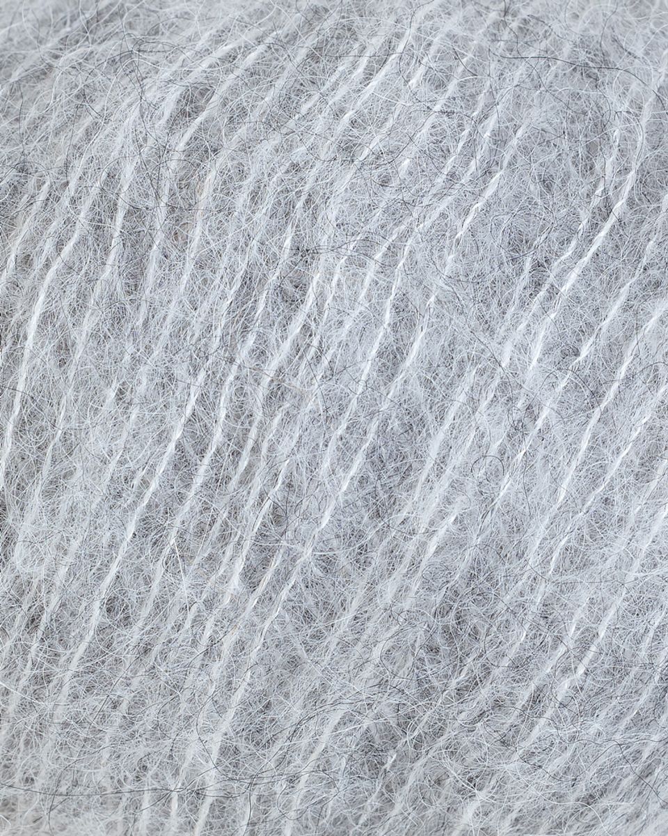 Rauma Alpaca Silk 1310 Lys grå garn