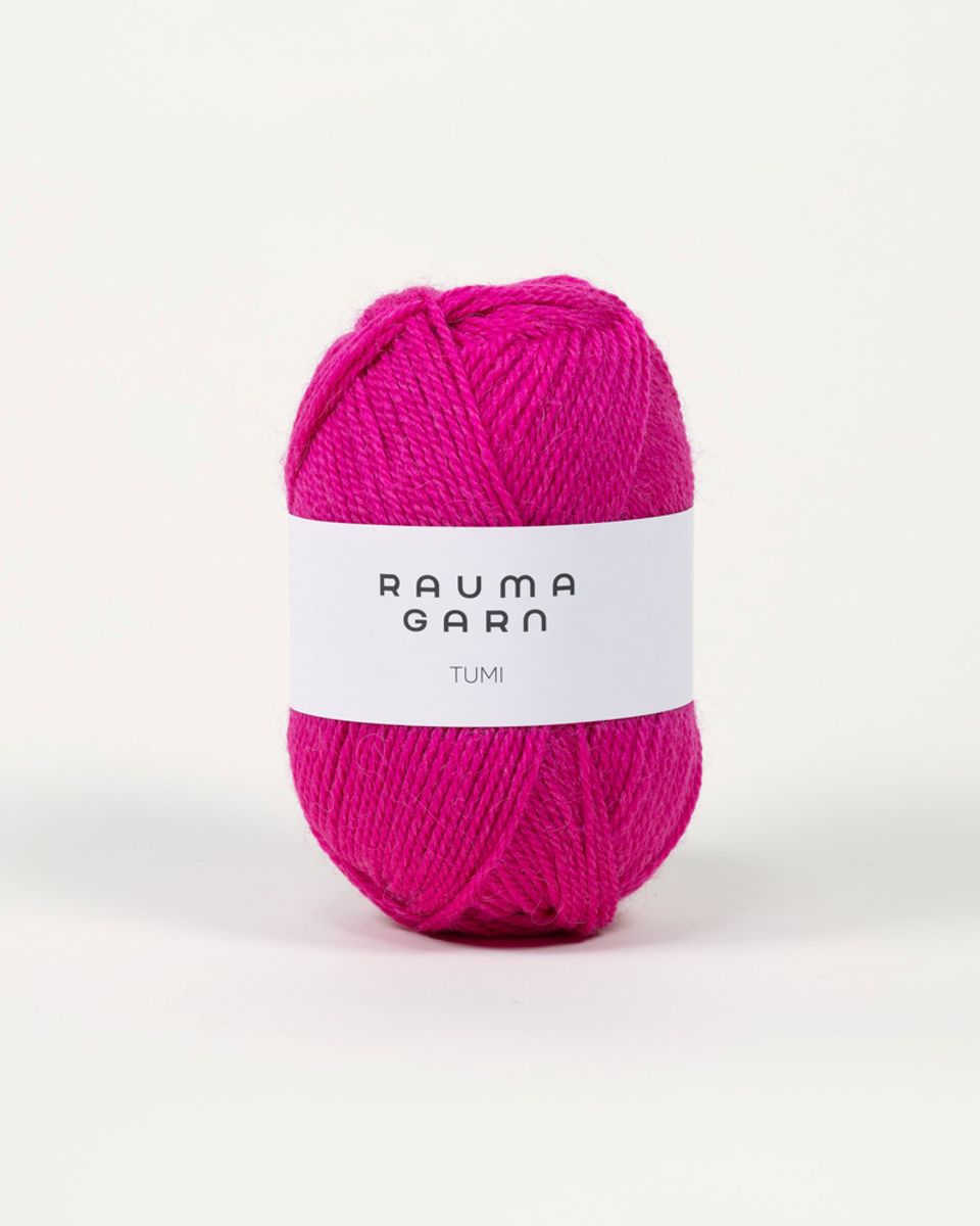 Rauma Tumi B133 Skarp rosa garn