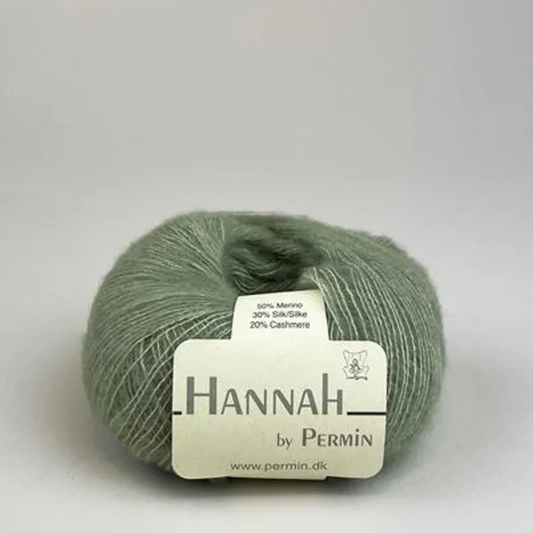 Hovedbilde Permin Hannah 122 Salvie garn utgår