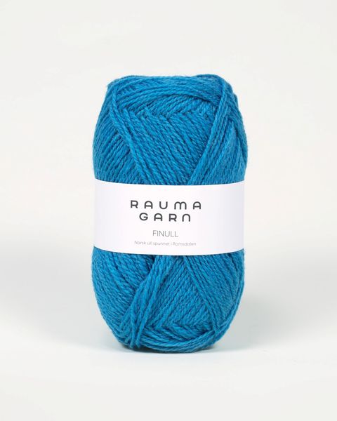 Hovedbilde Rauma Finull 483 Lys petrol garn