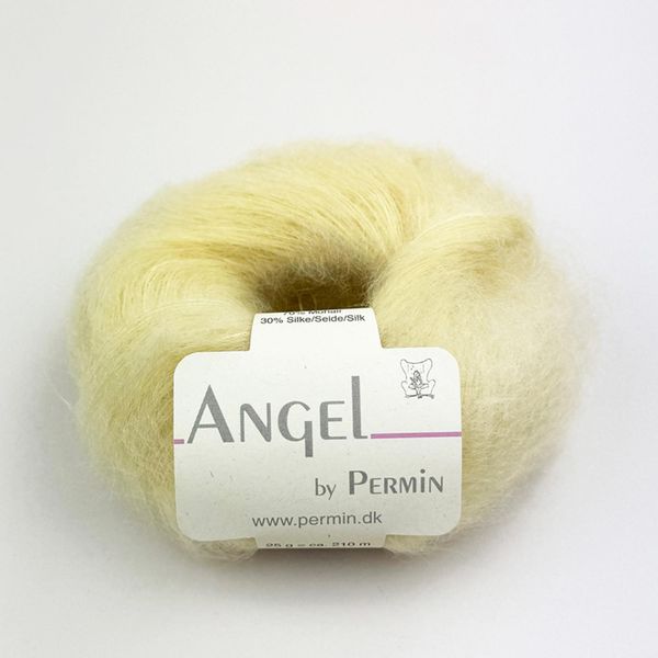 Hovedbilde Permin Angel mohair 121 Lemonade garn