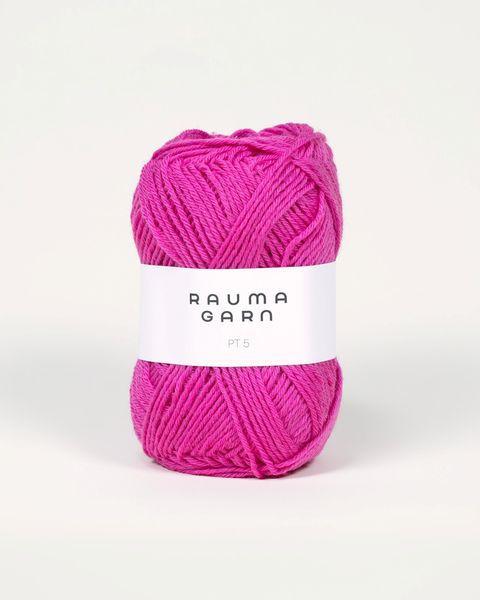 Hovedbilde Rauma PT5 548 Mørk rosa garn