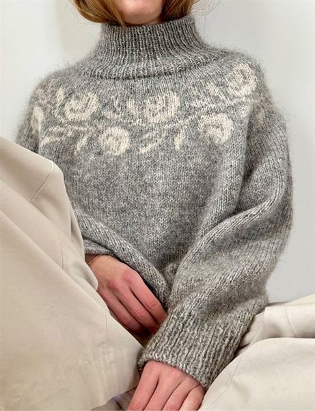 Hovedbilde Rosie Yoke Sweater til dame fra Le Knit