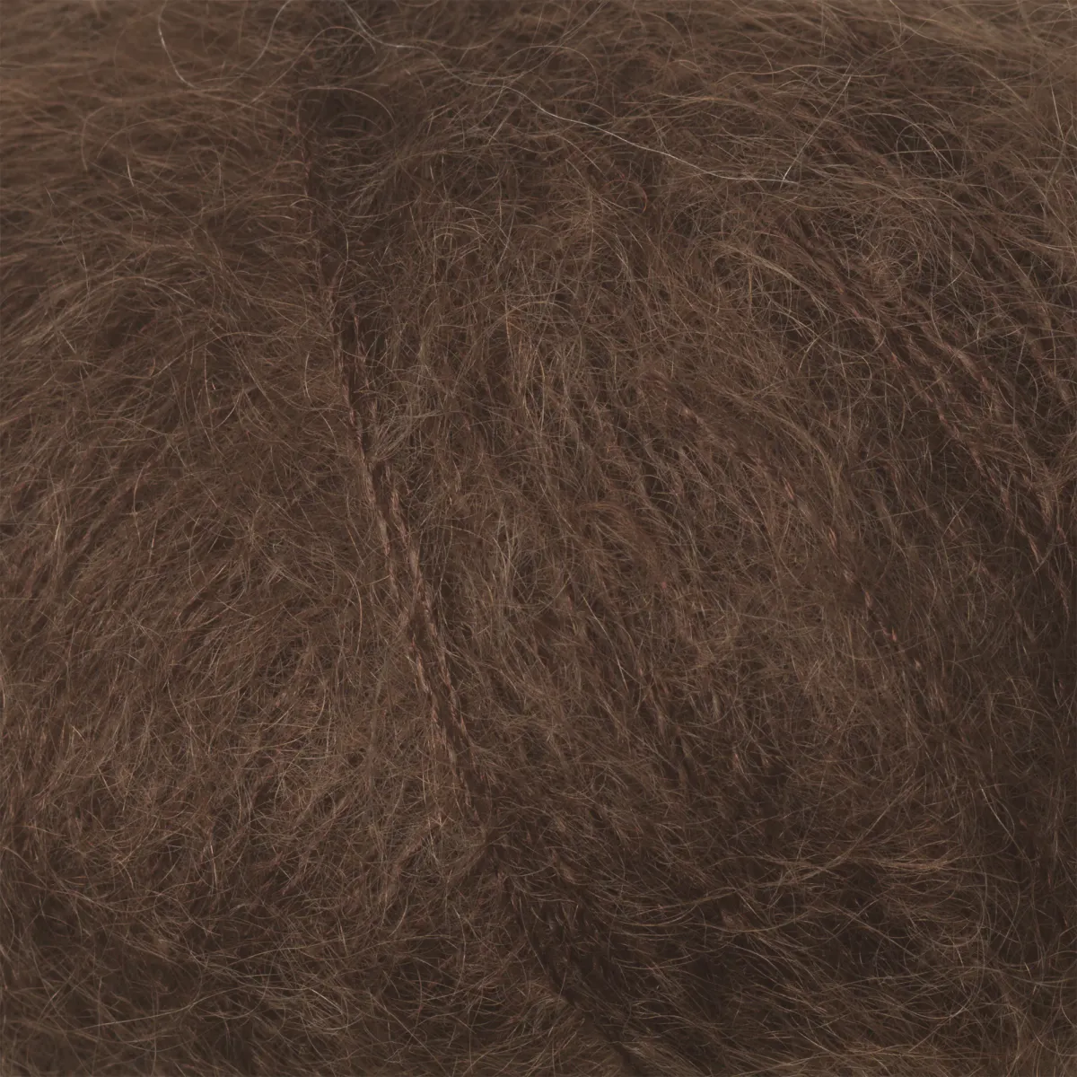 Soft Silk Mohair Sjokolade Knitting for Olive