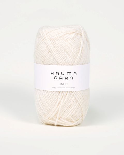 Hovedbilde Rauma Finull 401 Natur garn